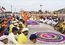 ज्ञानेश्वर माऊलींचा पालखी सोहळा जेजुरी गडाच्या पायथ्याशी विसावला